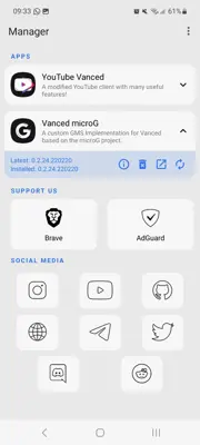 Vanced microG android App screenshot 0