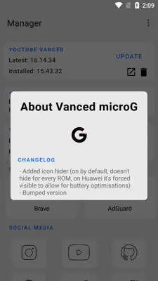 Vanced microG android App screenshot 4